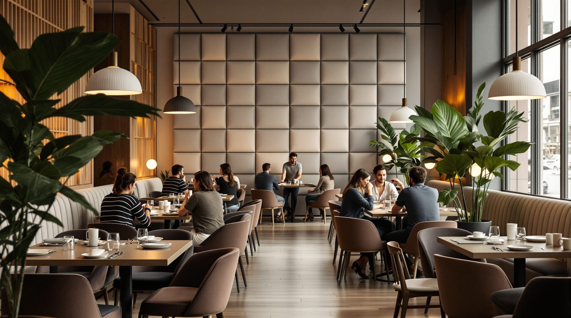 comment reduire le bruit dans une salle de restaurant