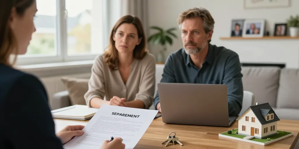 en cas de divorce a qui revient la maison
