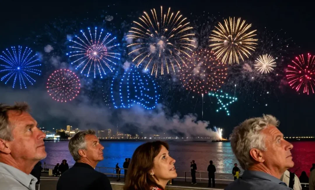 combien de drones pour le feu d artifice