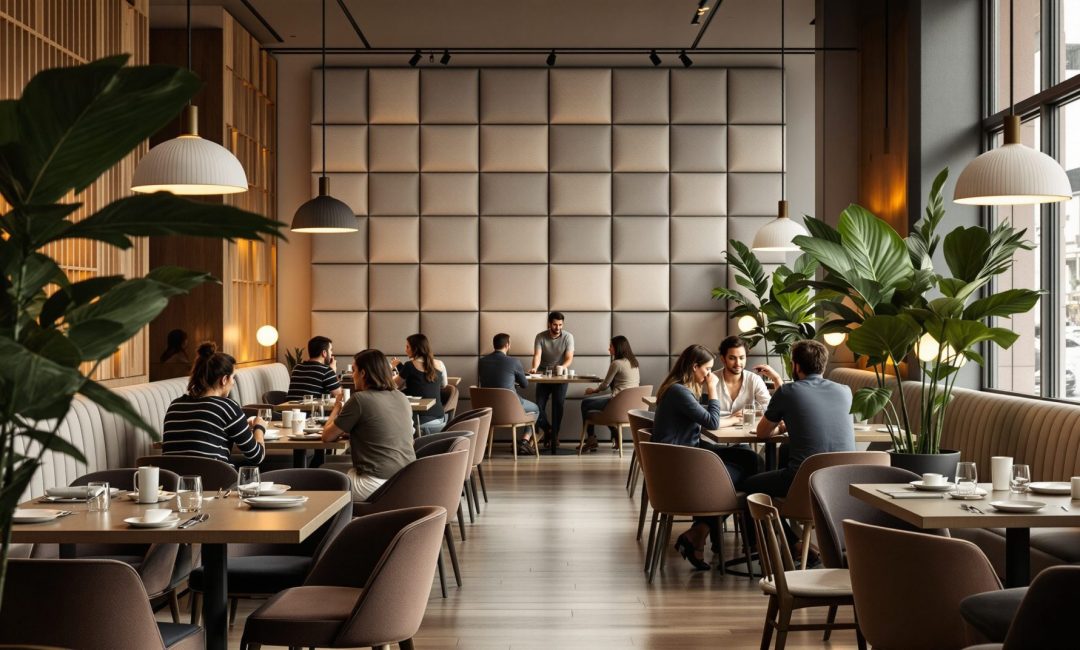 comment reduire le bruit dans une salle de restaurant